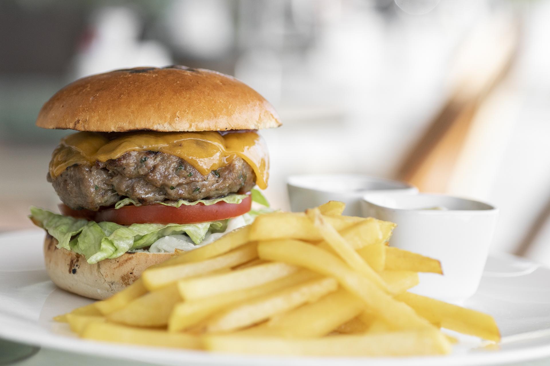 戴奥斯尊享人生酒店 塞萨洛尼基 外观 照片 A cheeseburger with chips